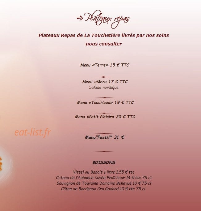 La Touchetière — carte page 9