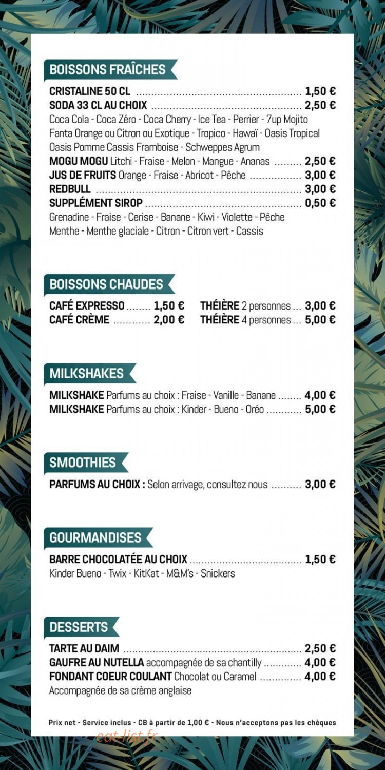 Le 31 Lounge — carte page 2