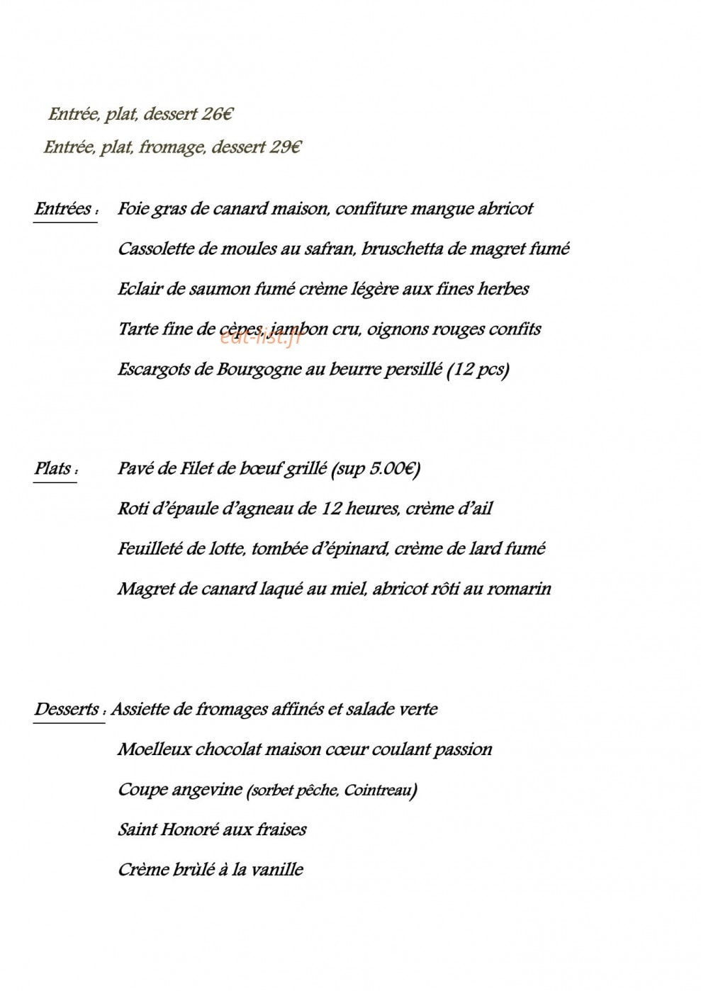 Le Bord du Lac — carte page 5