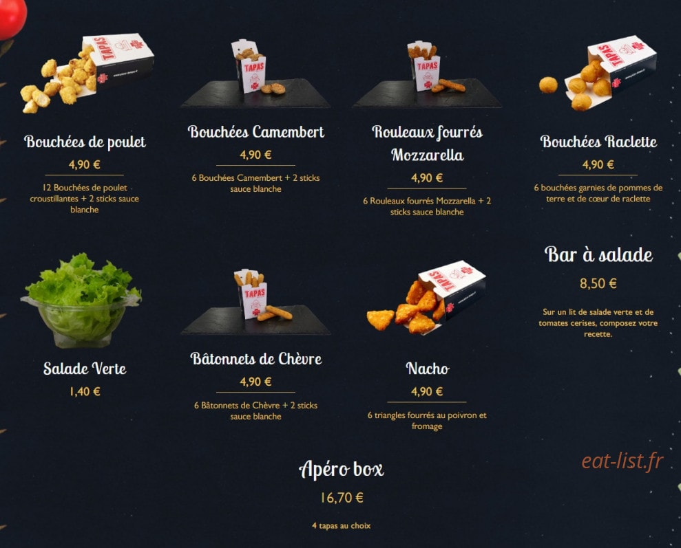 Pizza Tempo — carte page 5