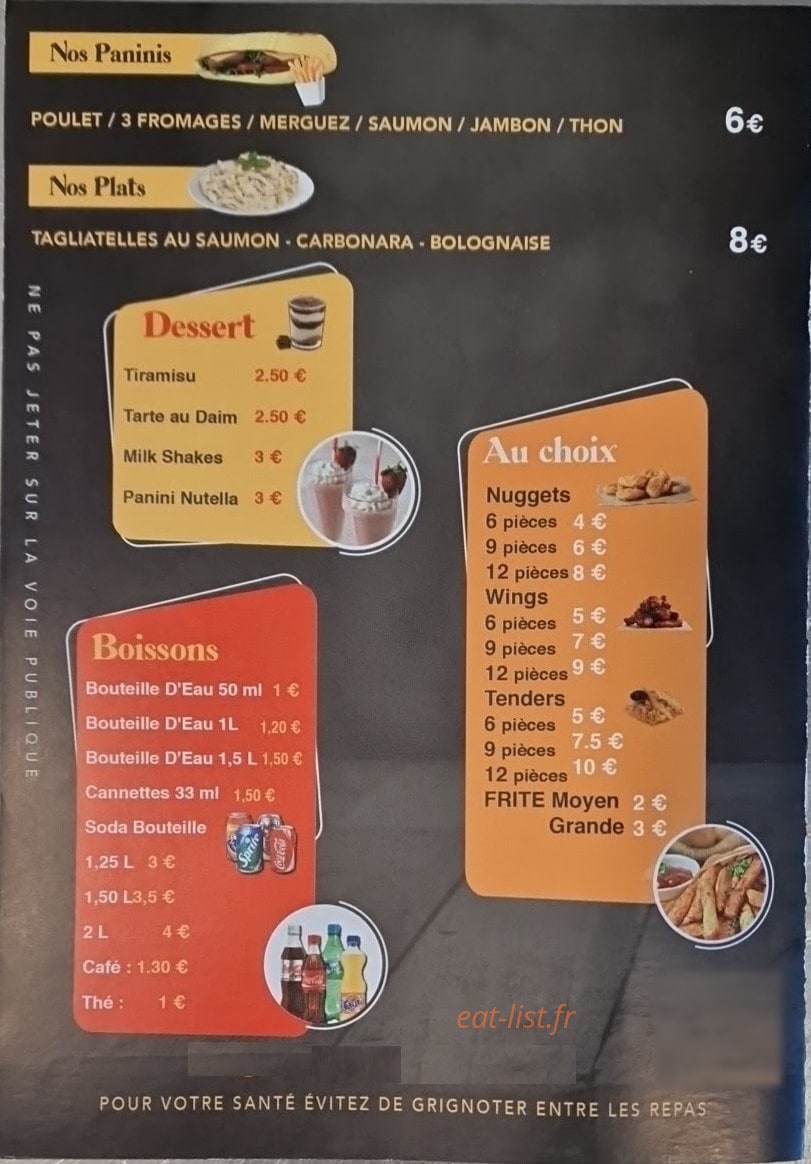 Pizza Time — carte page 3