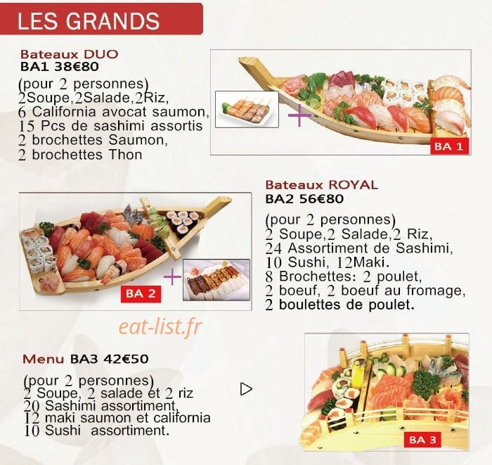 Sushi Hanaki — carte page 10