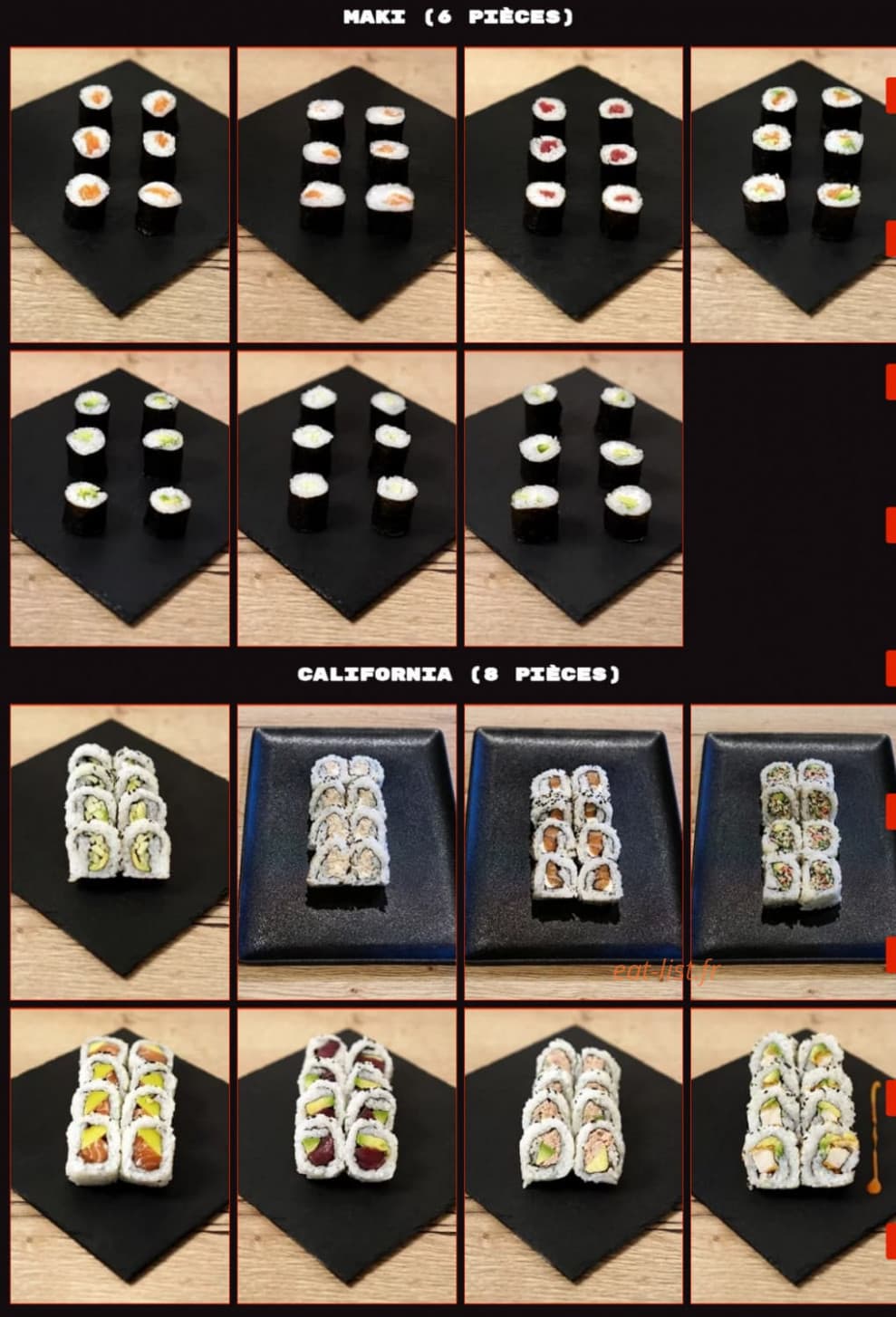 Youko sushi — carte page 3