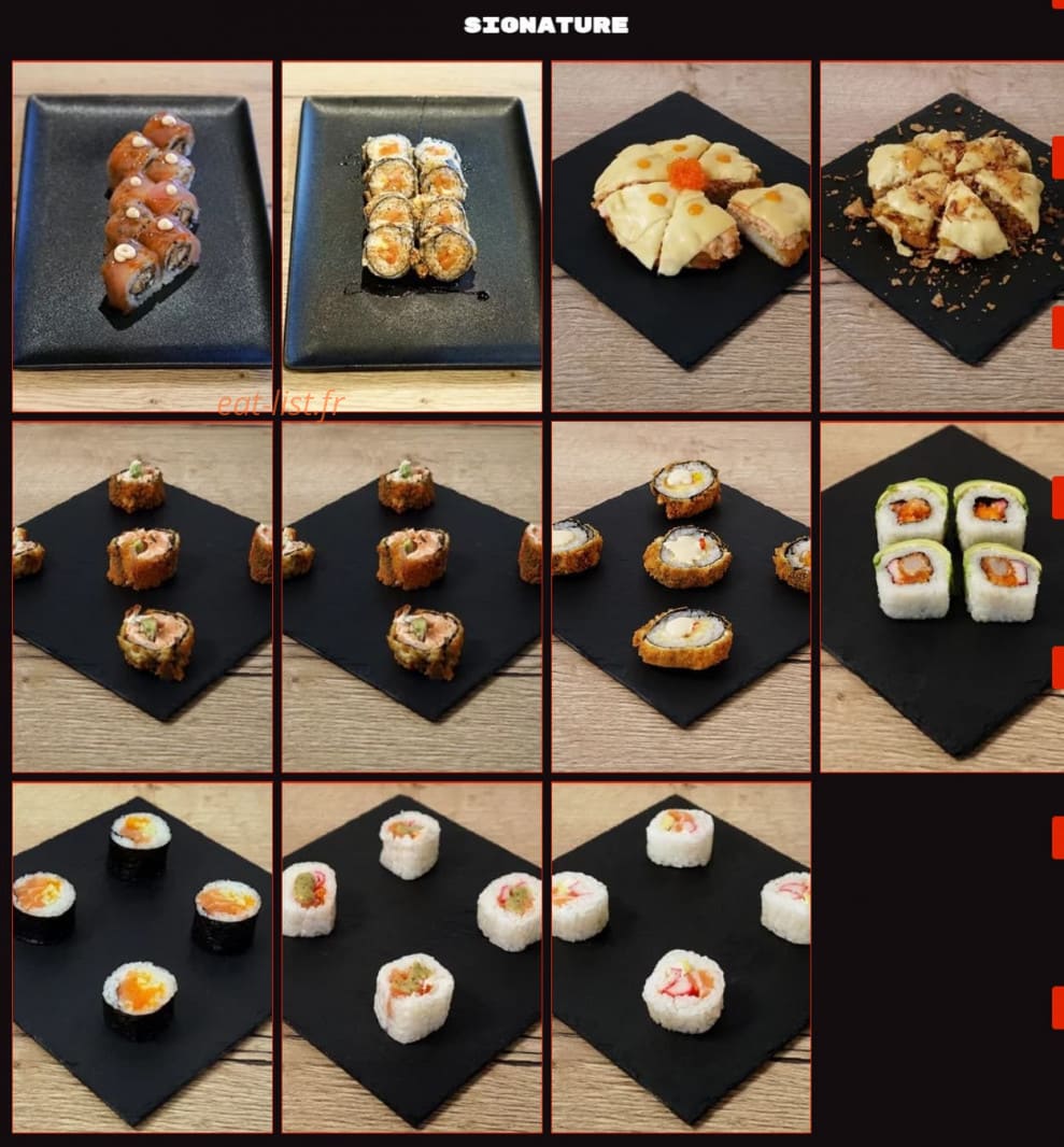 Youko sushi — carte page 6