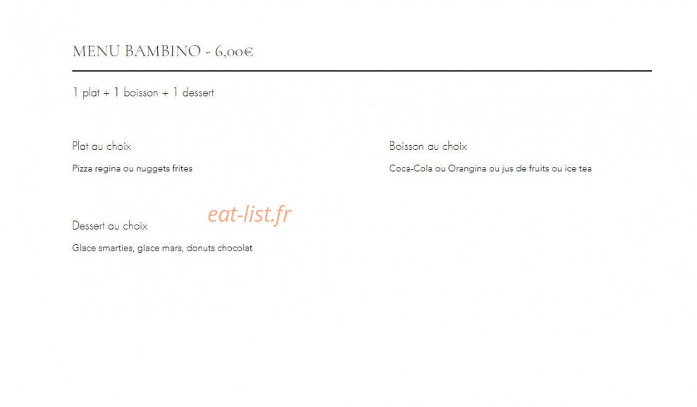 Les Plaisirs du Lys — carte page 5