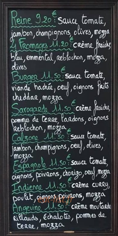 Le Bois Délice — carte page 1