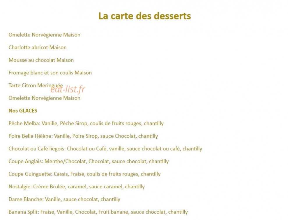 Guinguette chez Jojo — carte page 3