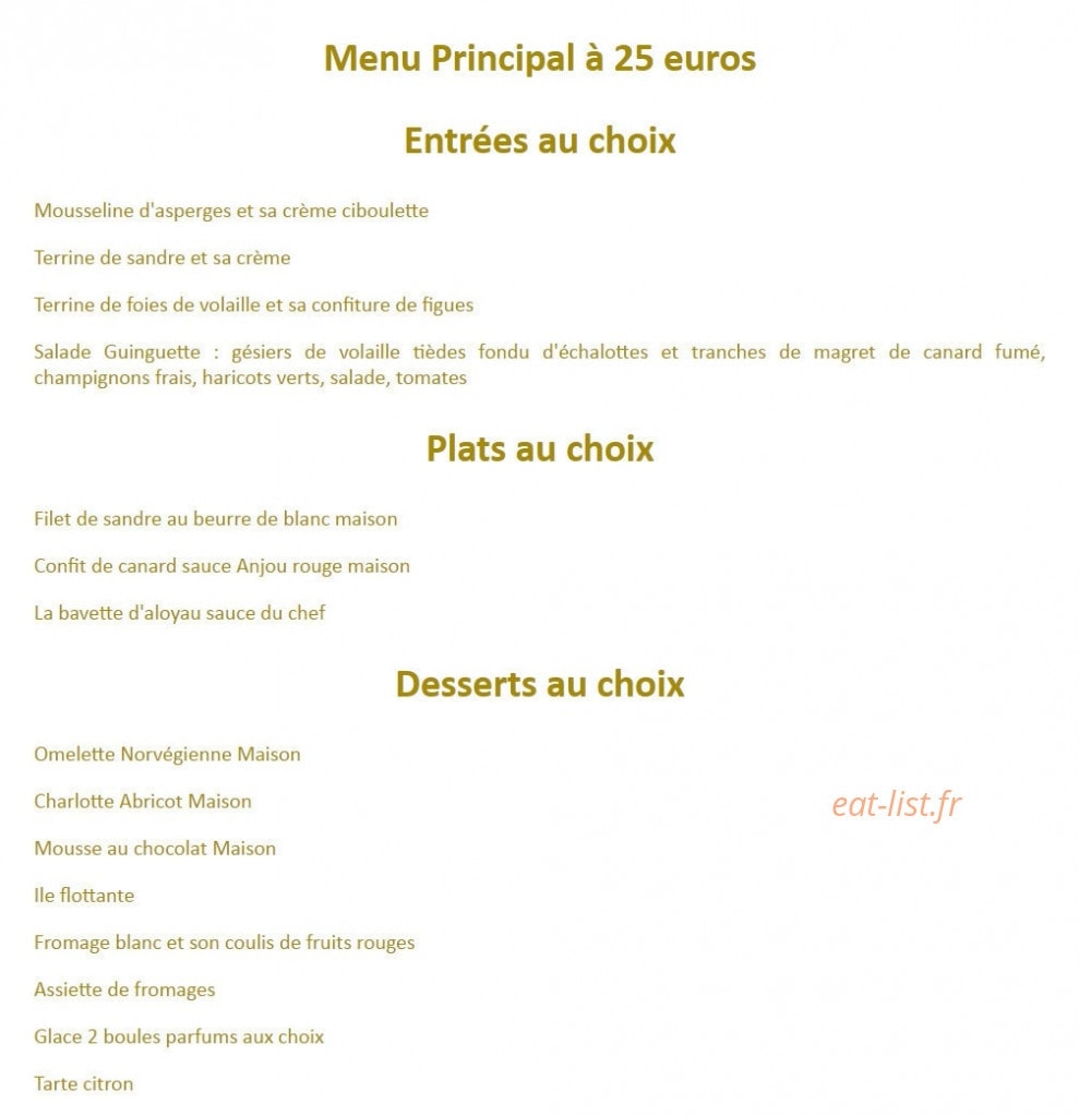 Guinguette chez Jojo — carte page 1