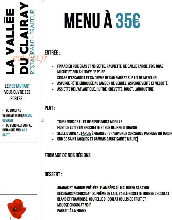 La Vallée du Clairay — carte page 4
