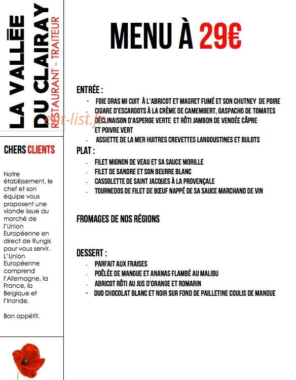 La Vallée du Clairay — carte page 2