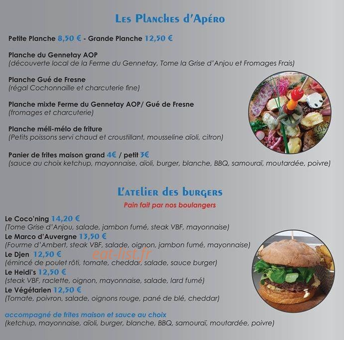 Le Coco'ning — carte page 2