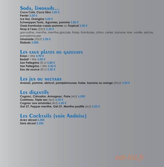 Le Coco'ning — carte page 6