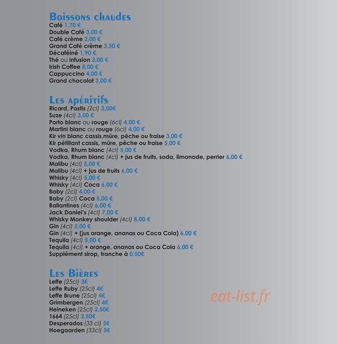 Le Coco'ning — carte page 5