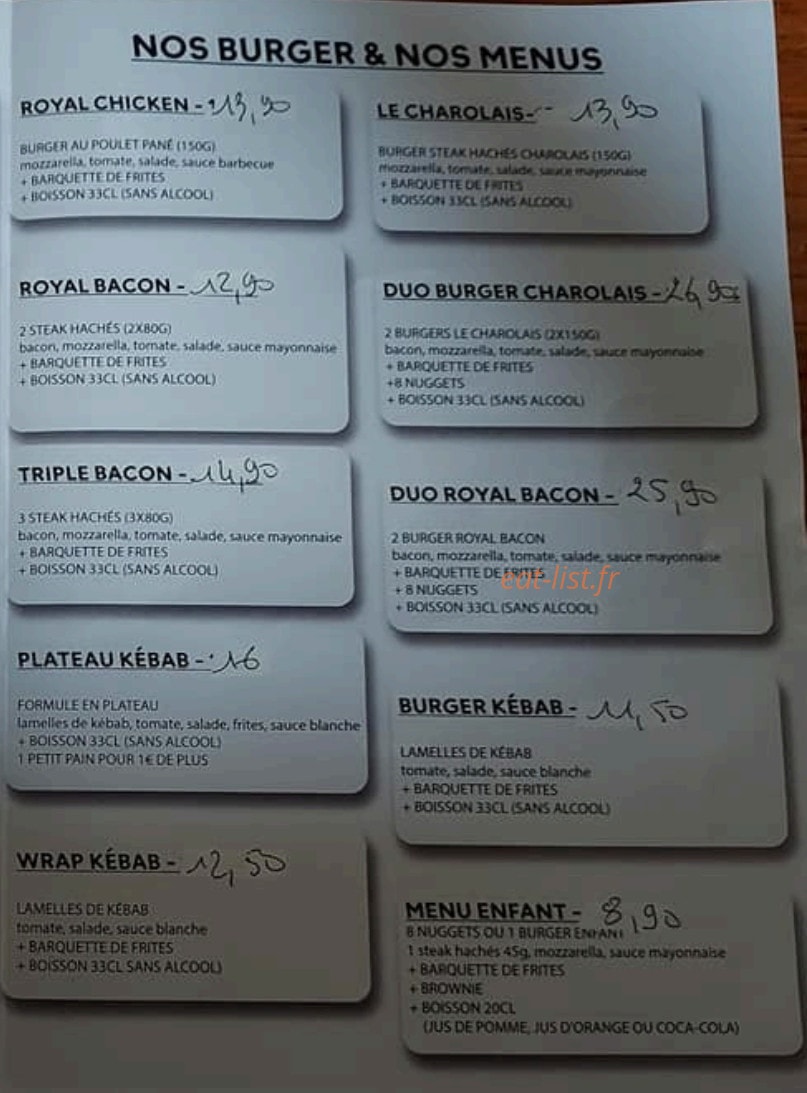 Mes Amours de Pizzas — carte page 3
