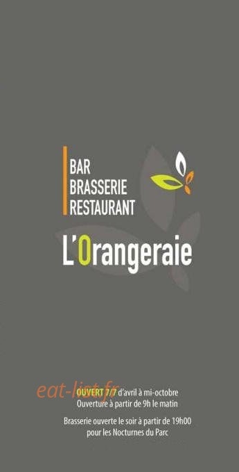 L'Orangeraie — carte page 1