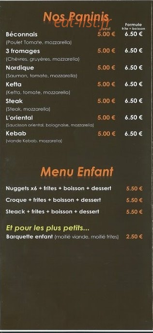 Le Délice — carte page 2