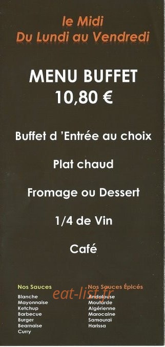 Le Délice — carte page 3