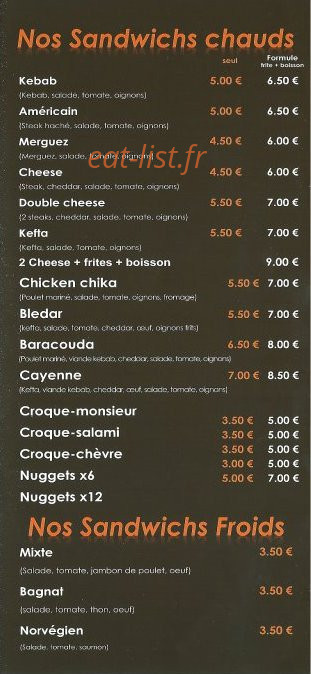 Le Délice — carte page 4