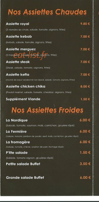 Le Délice — carte page 5