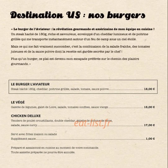 L'Aviateur — carte page 8