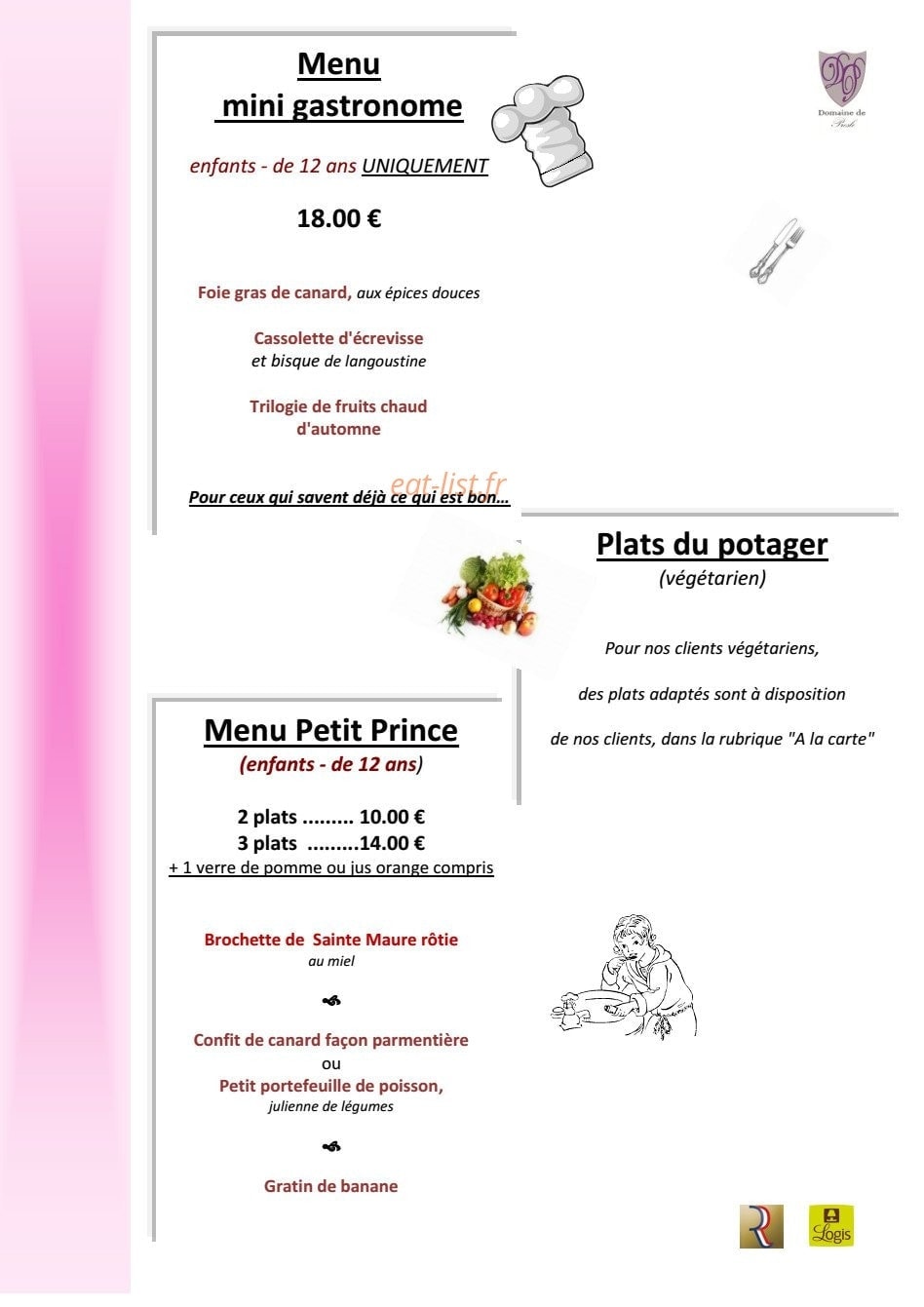 Le Moulin Des Saveurs — carte page 5