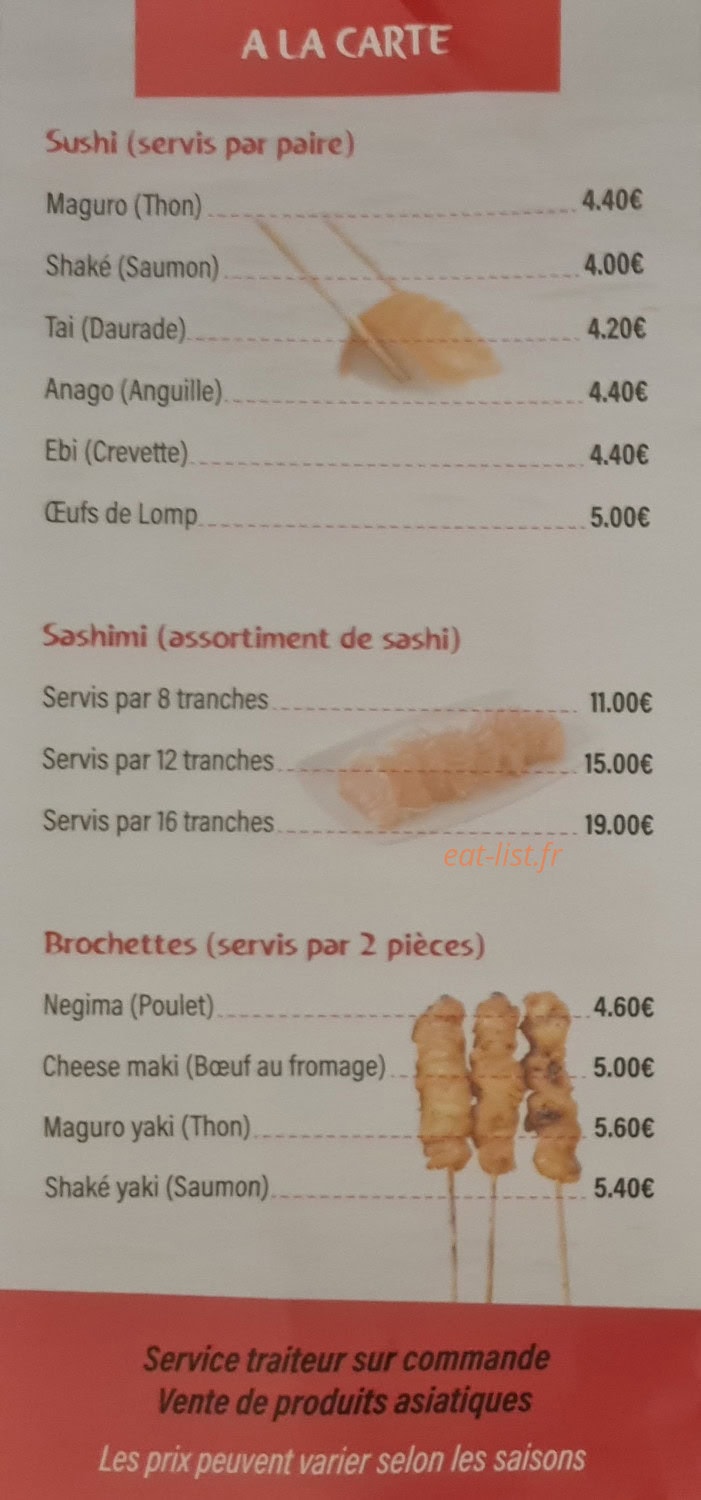 Délices Maison — carte page 5