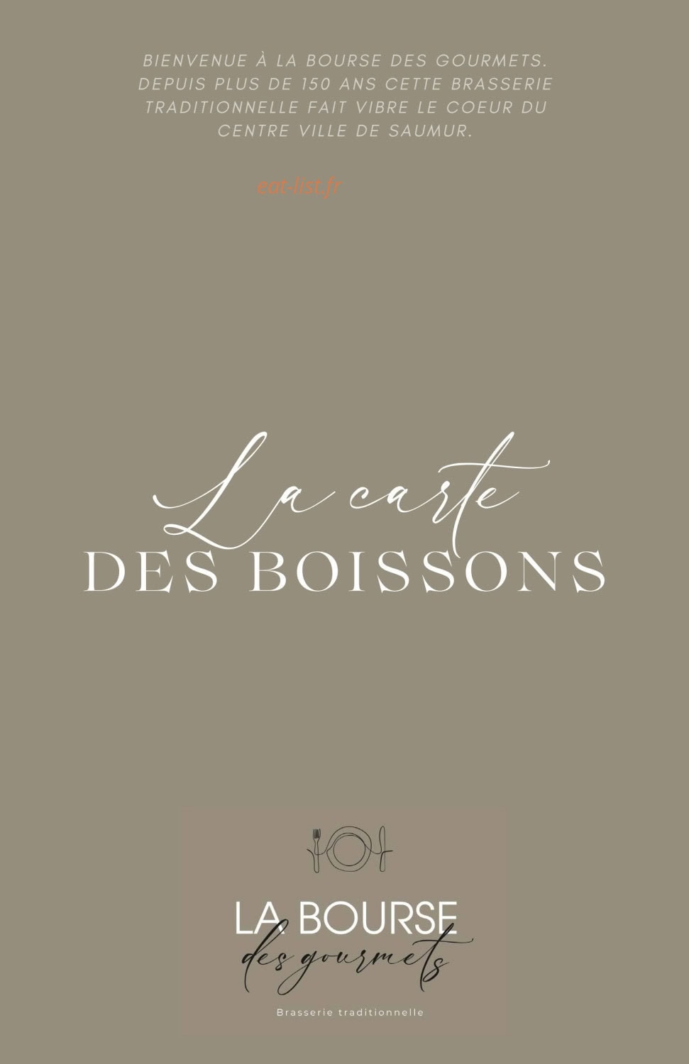 La Bourse des Gourmets — carte page 7