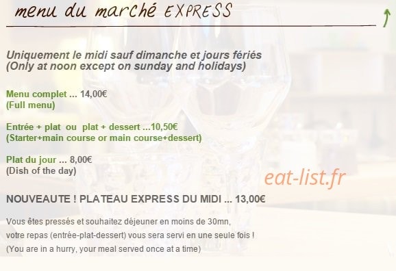 Le 7 Brasserie — carte page 10