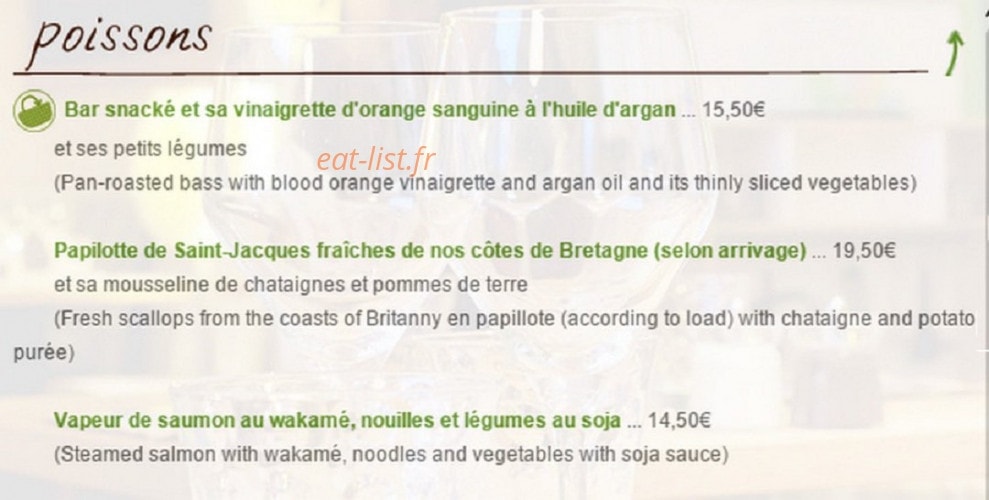 Le 7 Brasserie — carte page 6