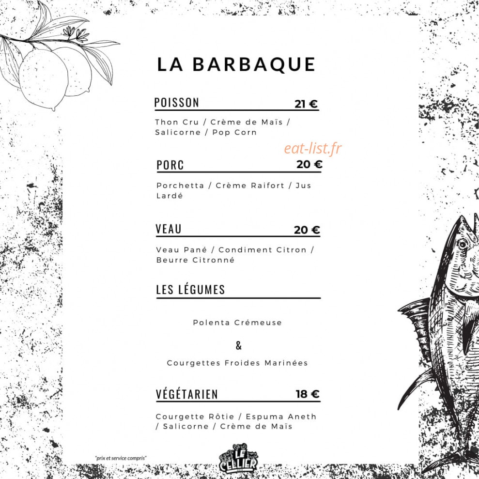 Le Cellier — carte page 2