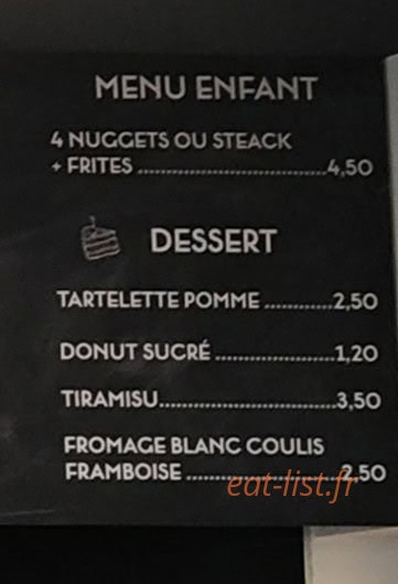 Le Chawarma 2.0 — carte page 4