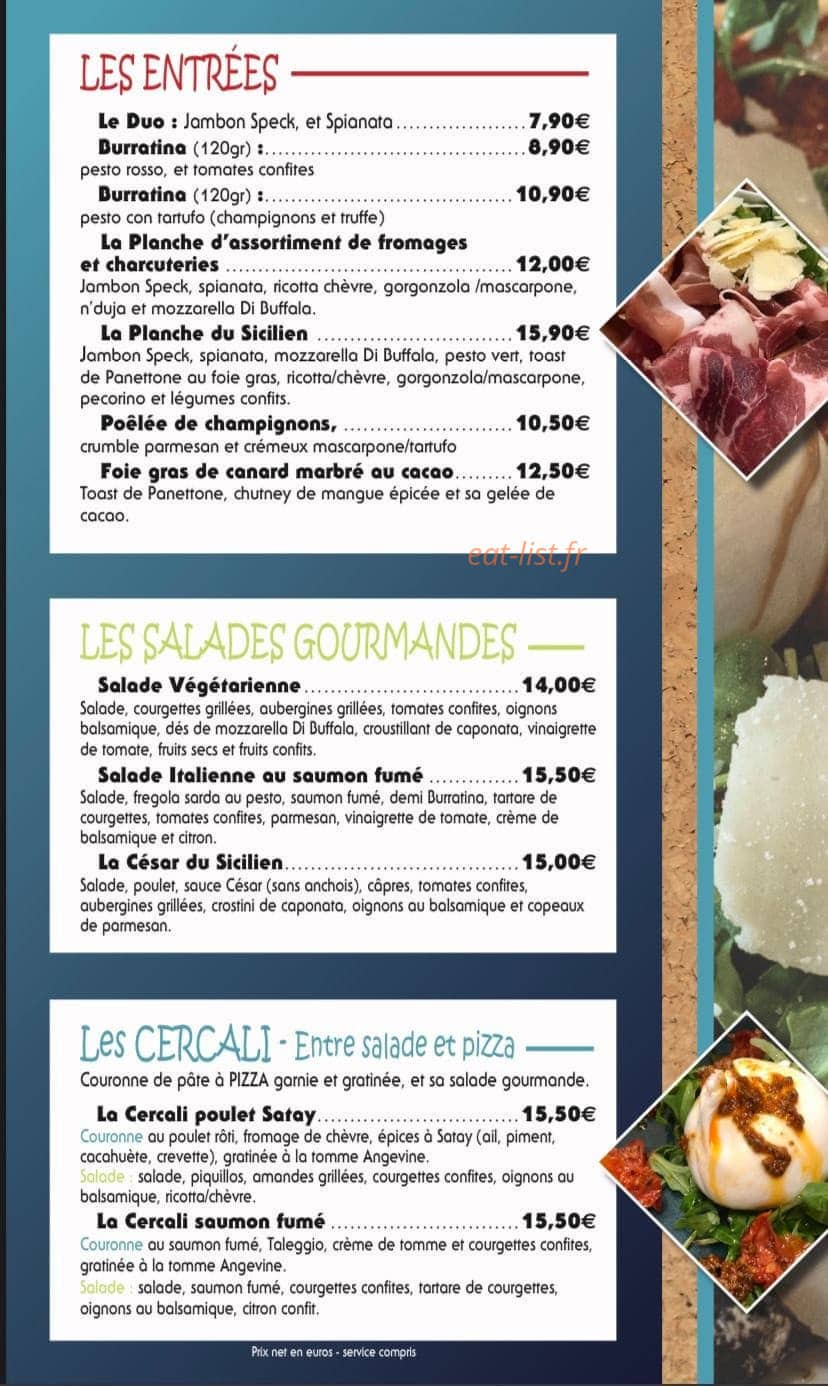 Le Sicilien — carte page 2