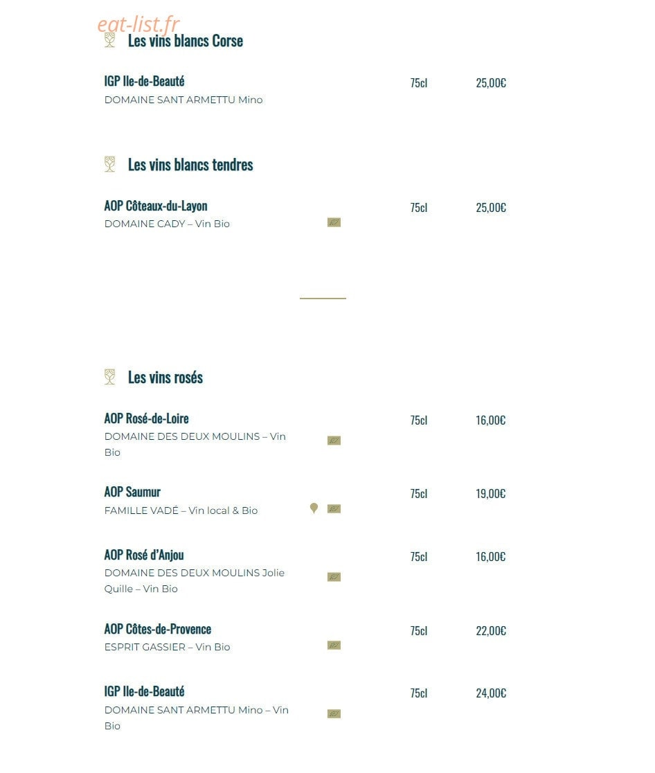 Le Trianon — carte page 14