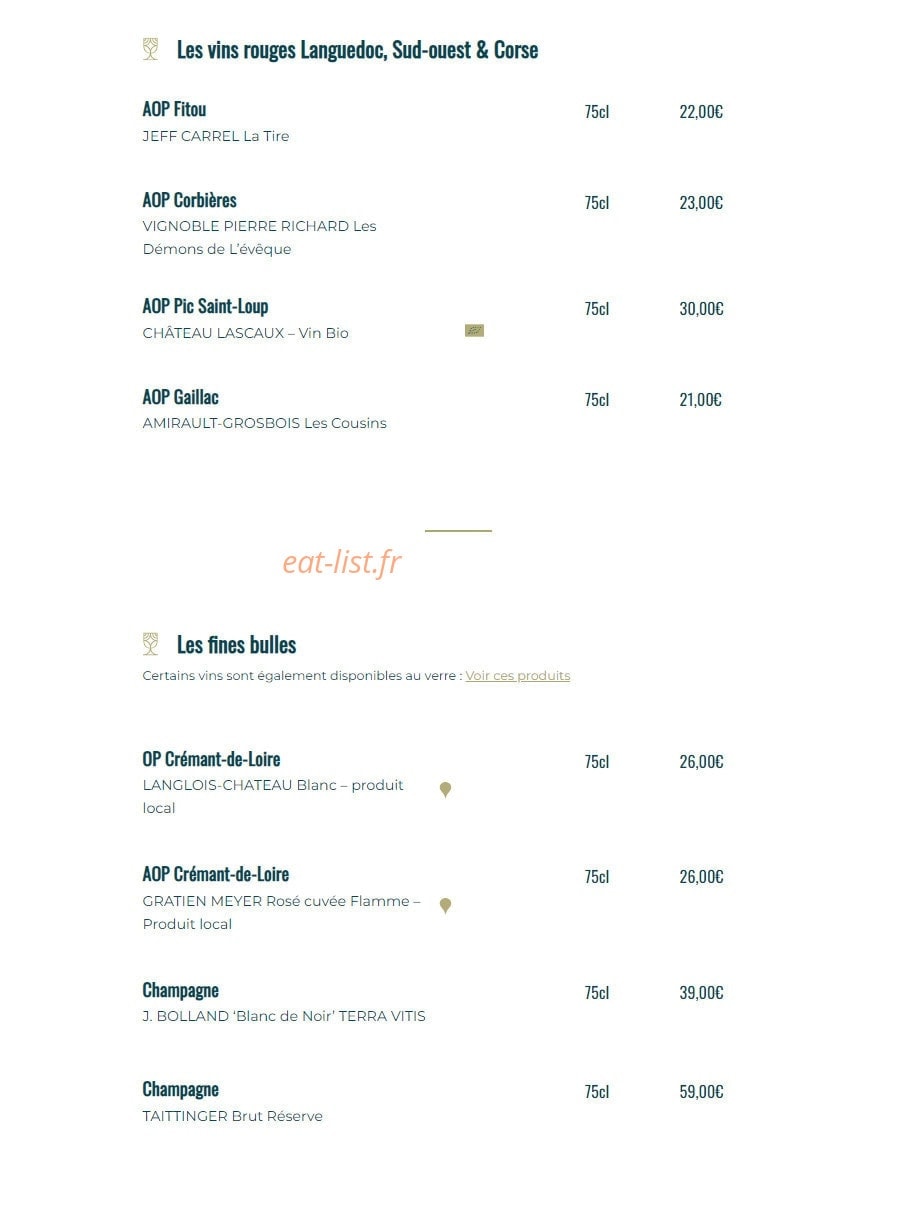 Le Trianon — carte page 17
