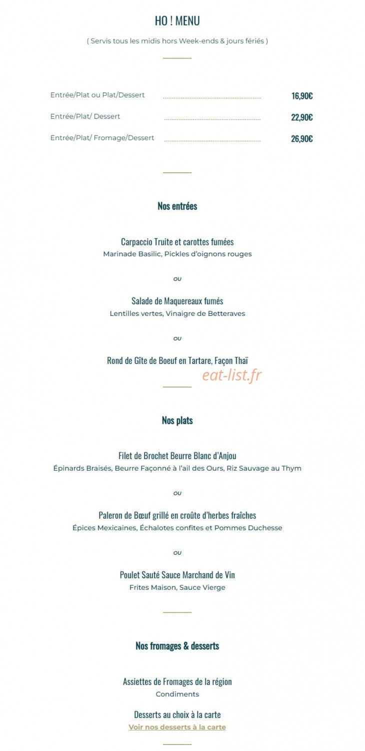 Le Trianon — carte page 1