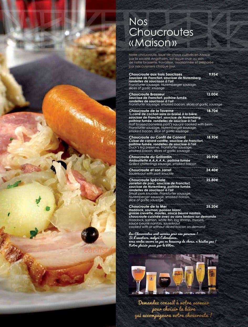 Les Relais d'Alsace — carte page 4