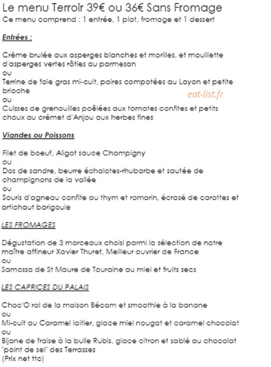 Les Terrasses de Saumur — carte page 5