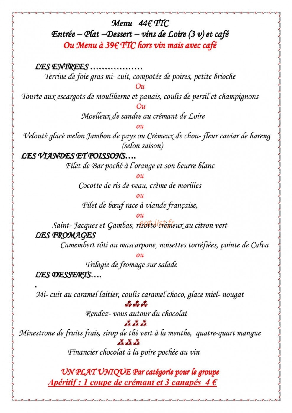 Les Terrasses de Saumur — carte page 10