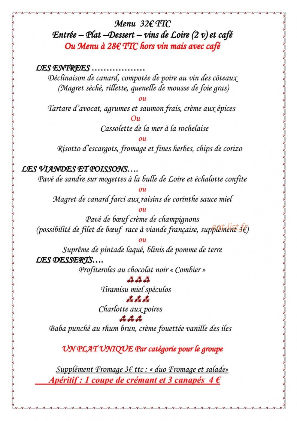 Les Terrasses de Saumur — carte page 9
