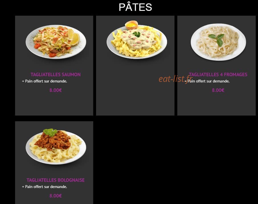 Milano Pizza — carte page 7