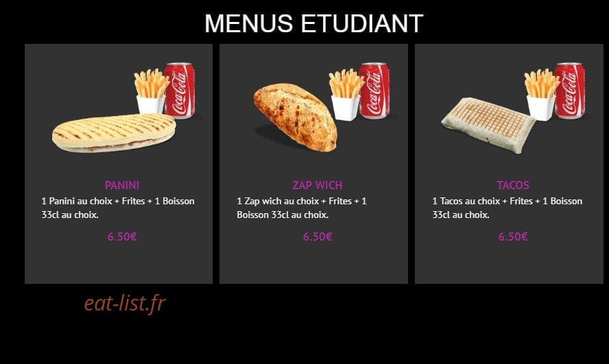 Milano Pizza — carte page 3
