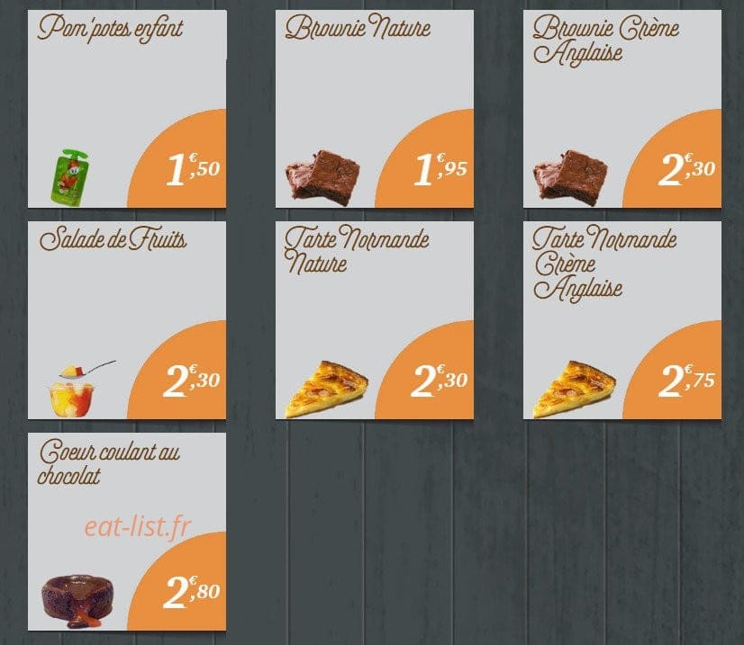 Pizza Tempo — carte page 11