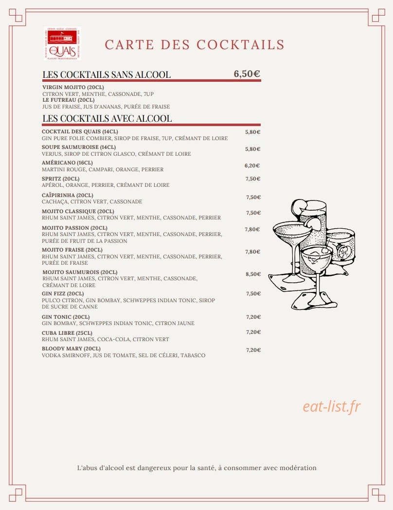Sur les Quais — carte page 8
