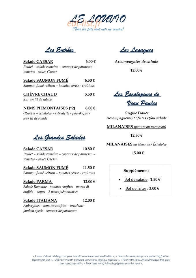 Le louvio — carte page 2