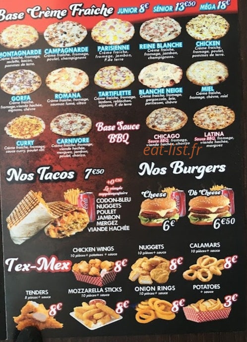 Presto pizza — carte page 3