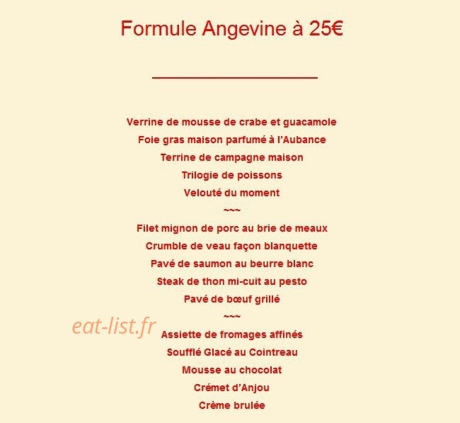 La Villa Angevine — carte page 11