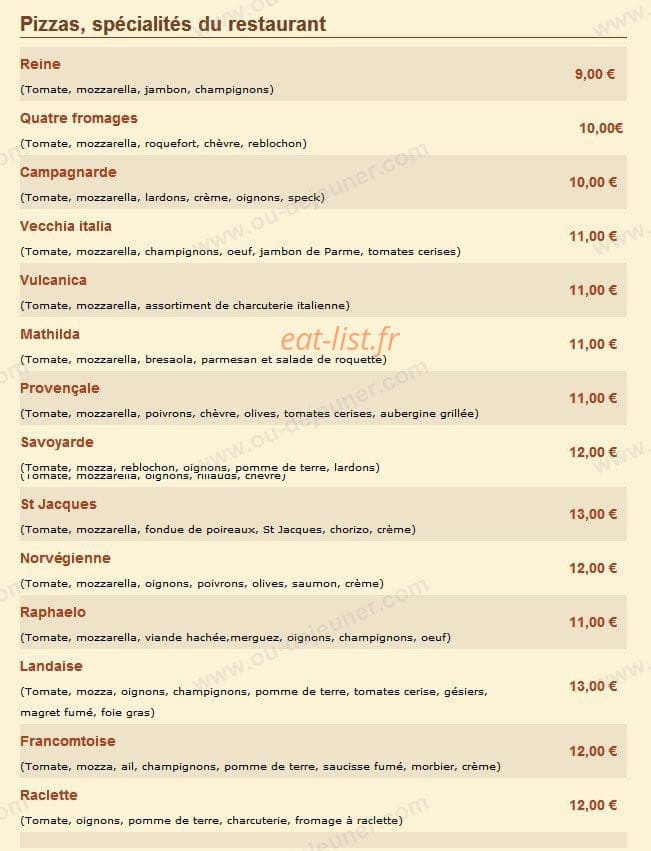 La Villa Angevine — carte page 7