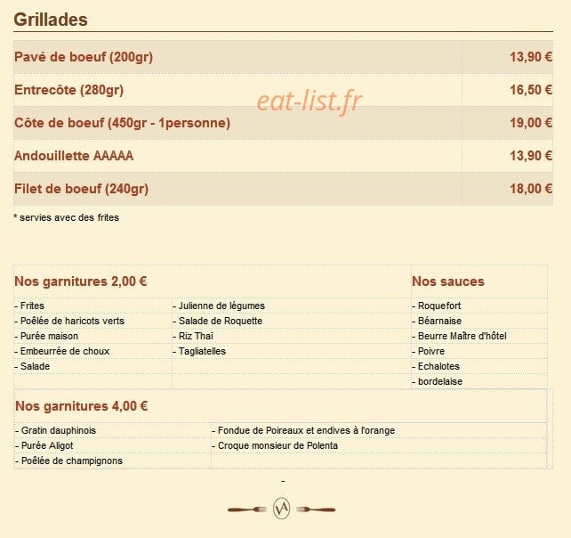 La Villa Angevine — carte page 6