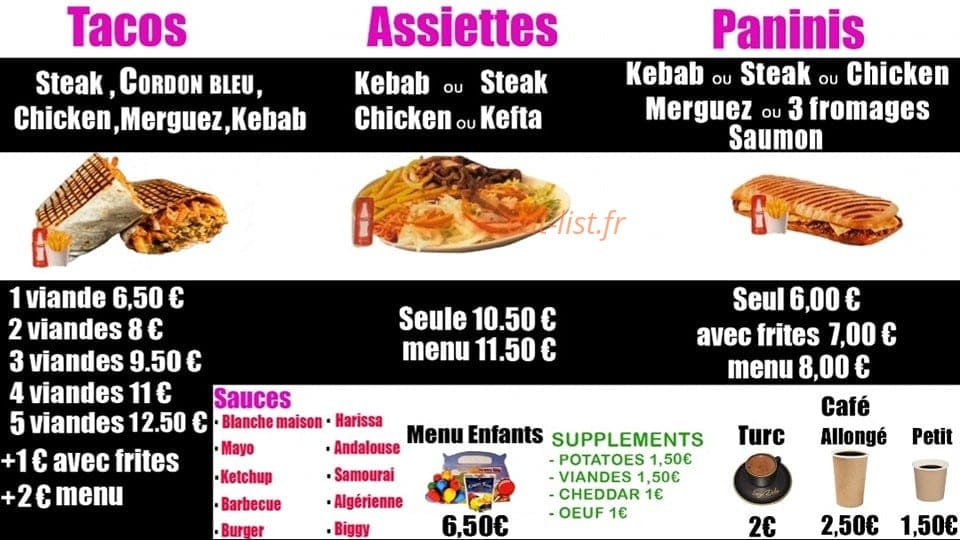 Antalya Kebab — carte page 4