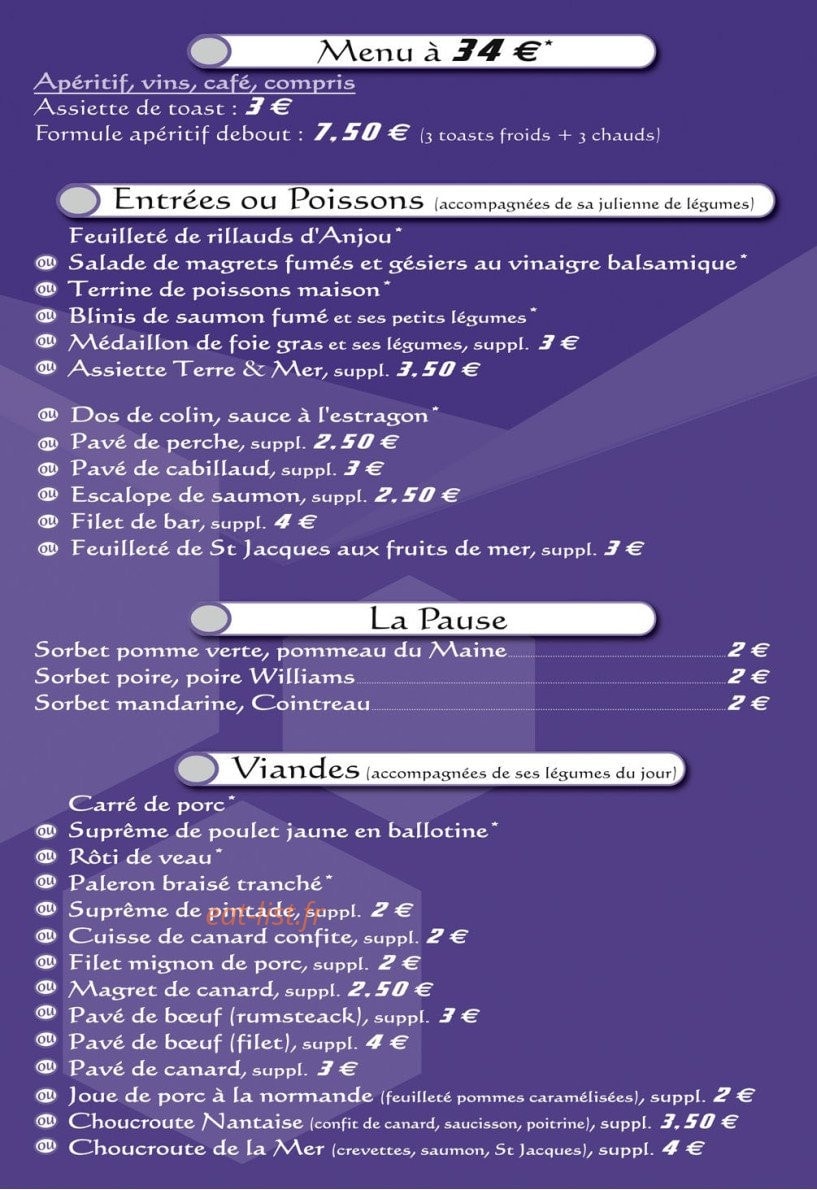 Le Rendez-Vous des Chasseurs — carte page 2